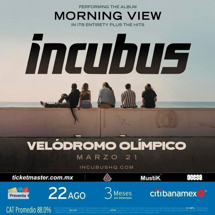 Incubus regresa a México para interpretar Morning View
