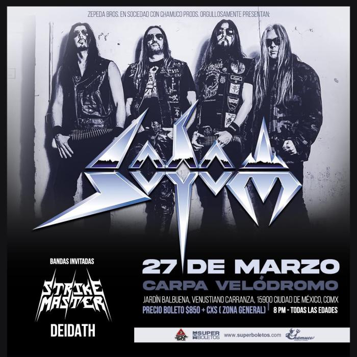 ¡SODOM en CDMX! Thrash, Caos y Destrucción este 27 de Marzo