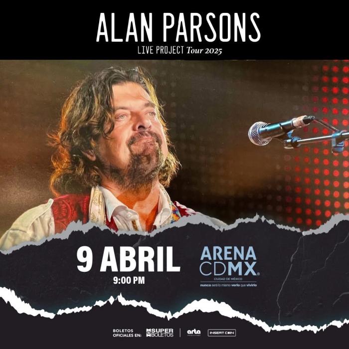 ALAN PARSONS LLEGARÁ A LA ARENA CDMX